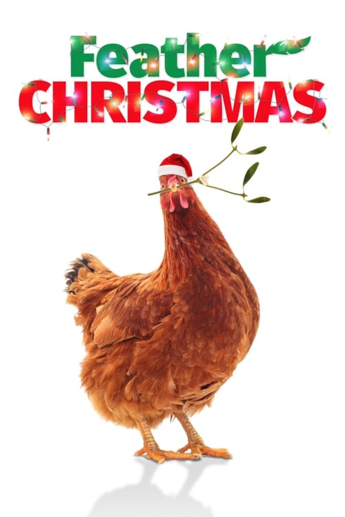 Feather Christmas poster